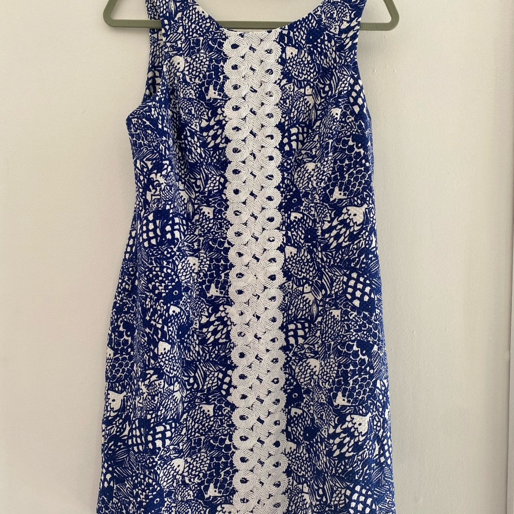 Lilly Pulitzer for Target Blue Shift Dress Size 12